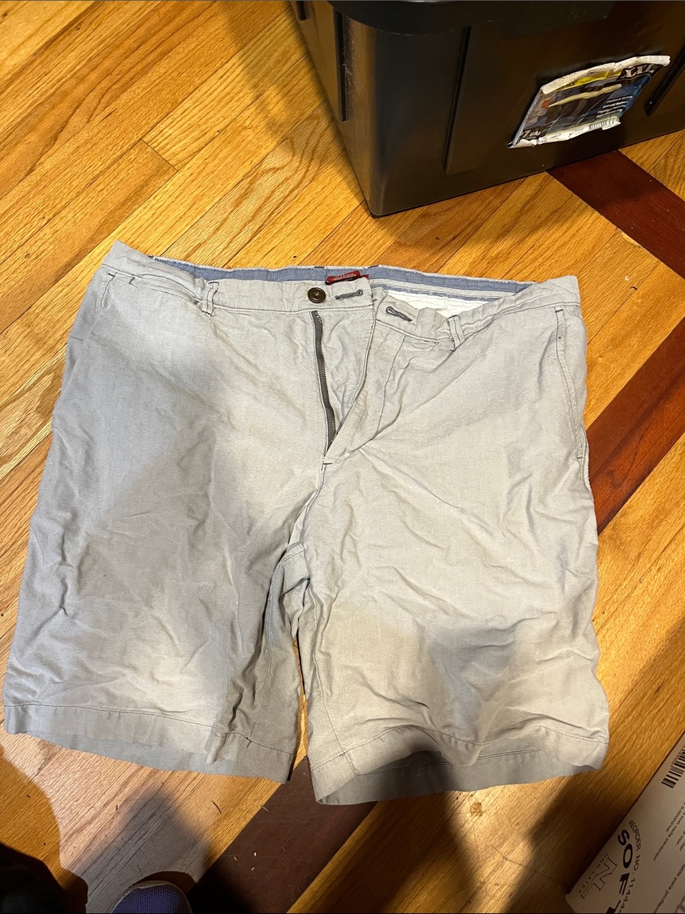 Men's Light Gray Casual Chino Shorts